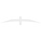Ekena Millwork Bellingham Architectural Grade PVC Gable Bracket, 72"W x 12"H x 2"D x 4"F, 4/12 Pitch GBP072X12X0204BEL00 - alternate 3